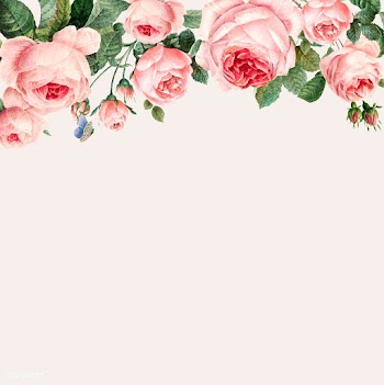 Hand drawn pink roses frame on beige backgrou.. | Free stock vector - 543347