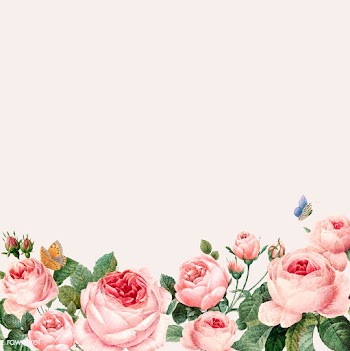 Hand drawn pink roses frame on beige backgrou.. | Free stock vector - 543349