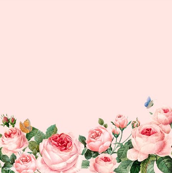 Hand drawn pink roses frame on pastel pink ba.. | Free stock vector - 543281