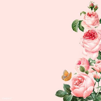 Hand drawn pink roses frame on pastel pink ba.. | Free stock vector - 543312