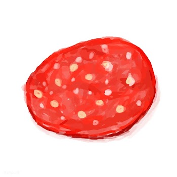 Hand drawn salami watercolor style | Free stock vector - 393136