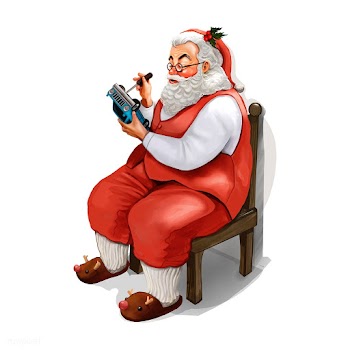 Hand drawn Santa Claus making Christmas prese.. | Free stock vector - 520257