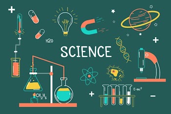 Hand-drawn science background Free Vector
