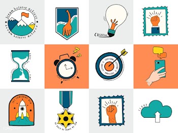 Hand drawn set of idea and business symbols i.. | Free stock vector - 472249