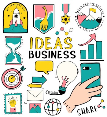 Hand drawn set of ideas and business symbols .. | Free stock vector - 472243