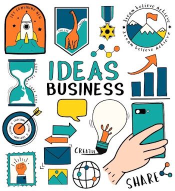 Hand drawn set of ideas and business symbols .. | Free stock vector - 472273