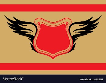 Hand-drawn shield vector image