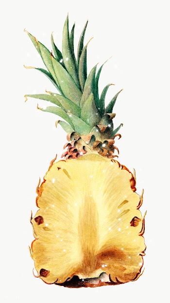 Hand drawn sparkling pineapple design element | Free  transparent png - 2349556