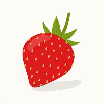 Hand drawn strawberry fruit illustration | Free stock vector - 417006