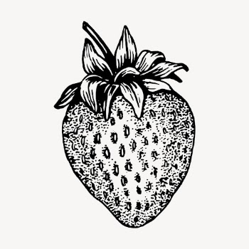 Hand drawn strawberry, vintage clipart | Free Vector Illustration - rawpixel