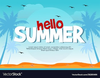 hand drawn summer background benner