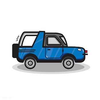 Hand drawn SUV car illustration | Free stock vector - 445123
