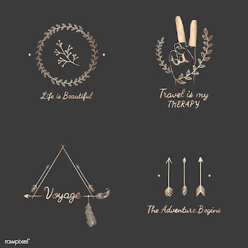 Hand drawn travel design collection | Free stock vector - 547394
