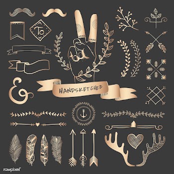 Hand drawn travel design | Free stock vector - 547397
