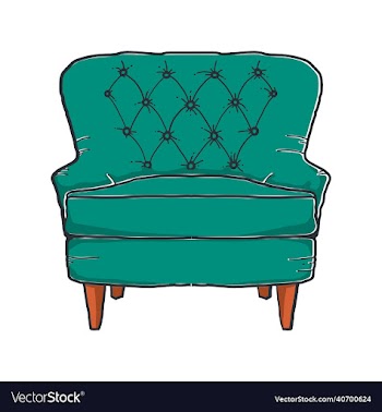 hand drawn upholster sofa