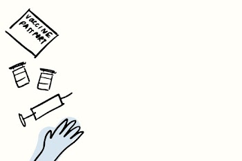 Hand drawn vaccination frame, health concept | Free stock illustration | High Resolution graphic