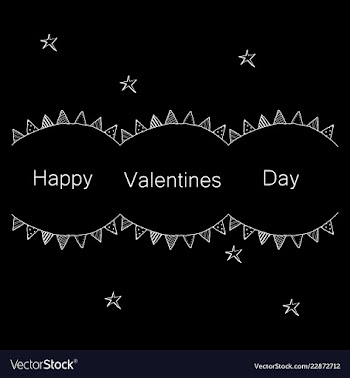 Hand drawn valentines day ornaments abstract icon vector image