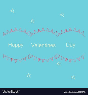 Hand drawn valentines day ornaments abstract icon vector image