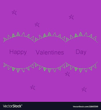 Hand drawn valentines day ornaments abstract icon vector image