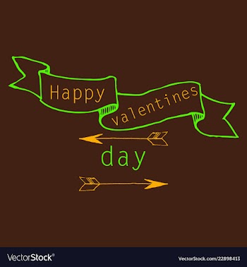 Hand drawn valentines day ornaments abstract icon vector image