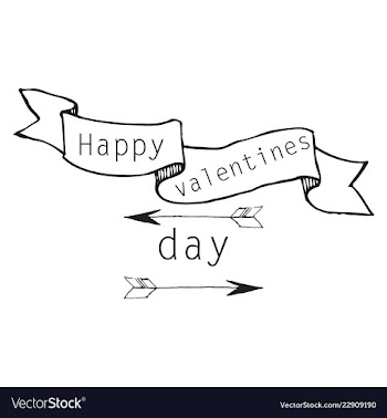 Hand drawn valentines day ornaments abstract icon vector image