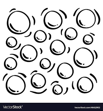 hand drawn water bubble icons