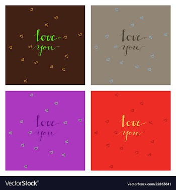 Hand drawn wedding ornaments abstract icon set vector image