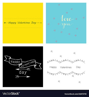 Hand drawn wedding ornaments abstract icon set vector image