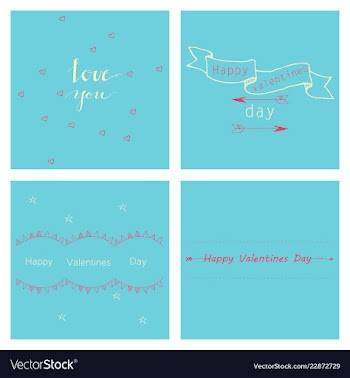 Hand drawn wedding ornaments abstract icon set vector image