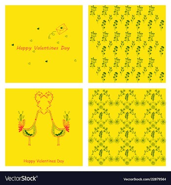 Hand drawn wedding ornaments abstract icon set vector image