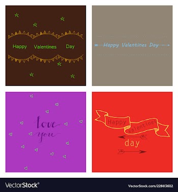 Hand drawn wedding ornaments abstract icon set vector image