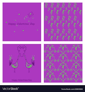 Hand drawn wedding ornaments abstract icon set vector image