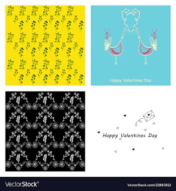 Hand drawn wedding ornaments abstract icon set vector image