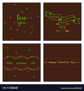 Hand drawn wedding ornaments abstract icon set vector image