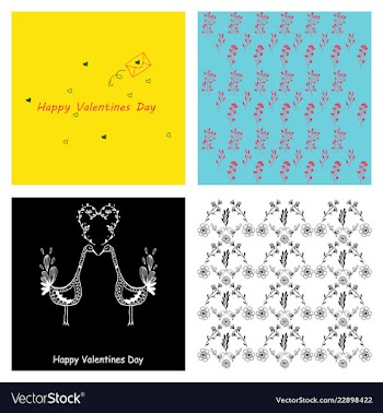 Hand drawn wedding ornaments abstract icon set vector image
