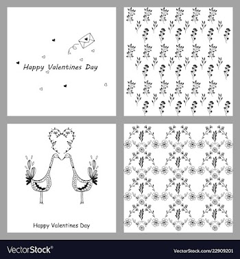 Hand drawn wedding ornaments abstract icon set vector image