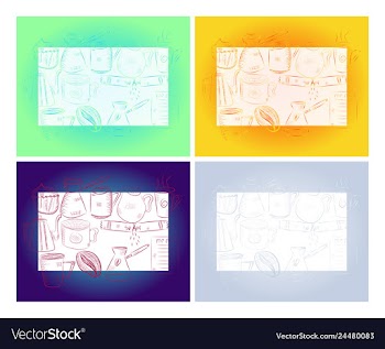 Hand drawn with fast food restaurant menu vector image