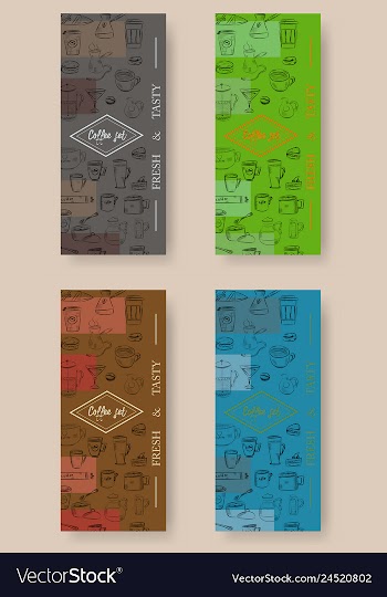 Hand drawn with fast food restaurant menu vector image