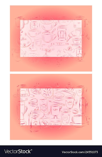 Hand drawn with fast food restaurant menu vector image