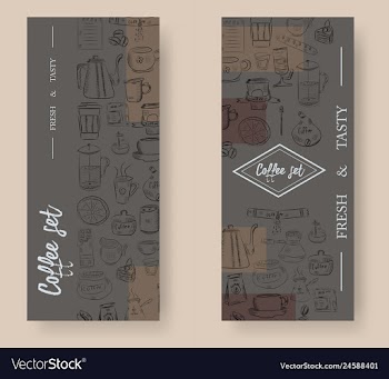 Hand drawn with fast food restaurant menu vector image