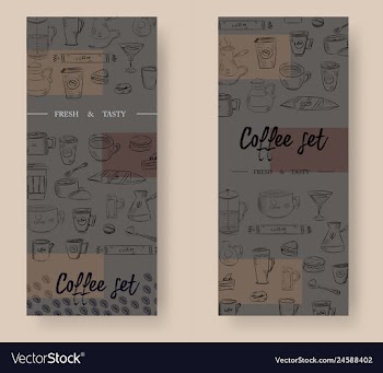 Hand drawn with fast food restaurant menu vector image