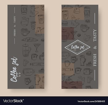 Hand drawn with fast food restaurant menu vector image