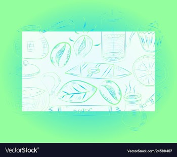 Hand drawn with fast food restaurant menu vector image
