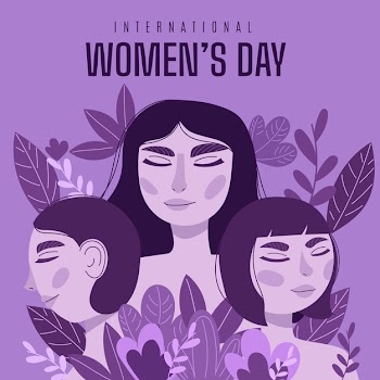 Hand-drawn womens day design Free Vector
