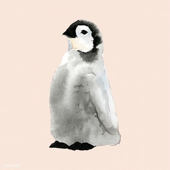 Hand-drawn young emperor penguin watercolor s.. | Free stock vector - 489324
