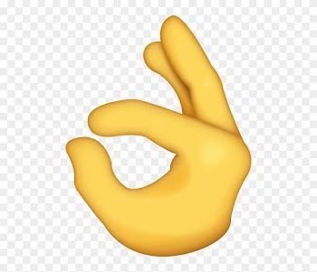 Hand Emoji Clipart Circle Hand - Ok Hand Emoji Transparent