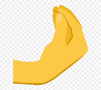 Hand Emoji Clipart Fire Emoji - Italian Hand Emoji Png