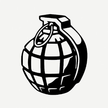 Hand grenade clipart, collage element | Free PSD - rawpixel