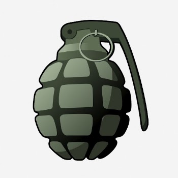Hand grenade clipart illustration. Free | Free Photo - rawpixel