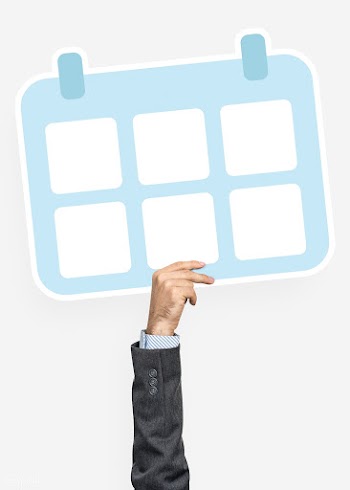 Hand holding a calendar icon | Free stock psd mockup - 536807